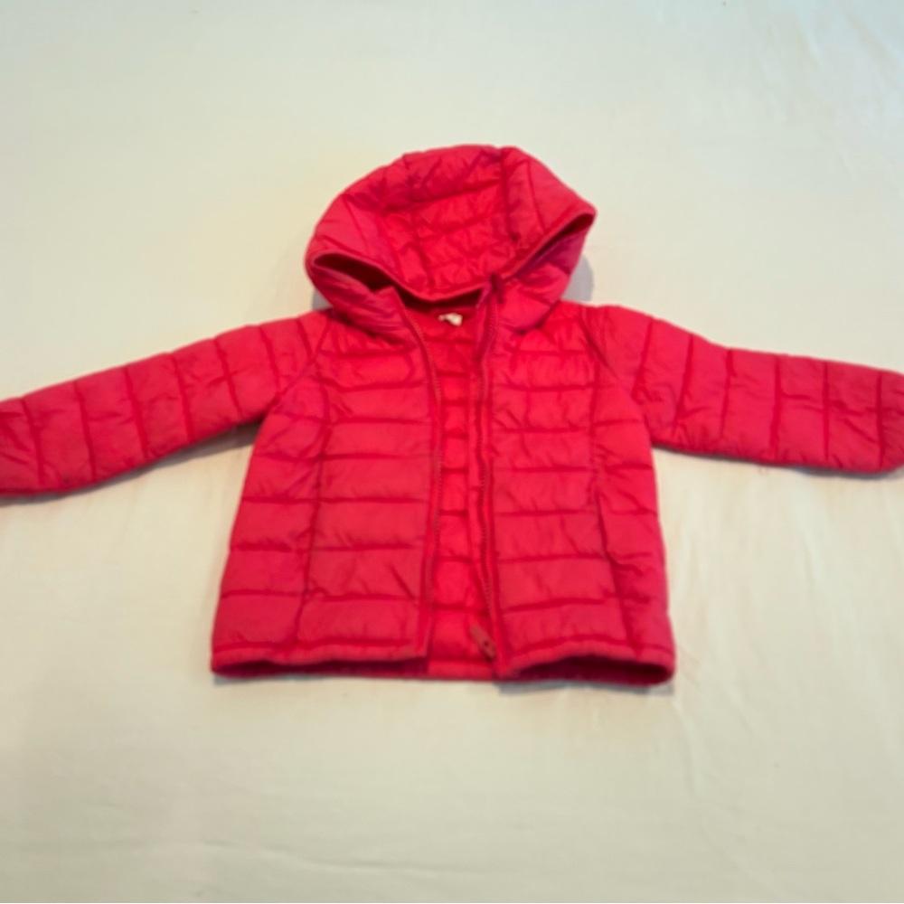 GAP Kids Bright Pink Kids Puffer Jacket